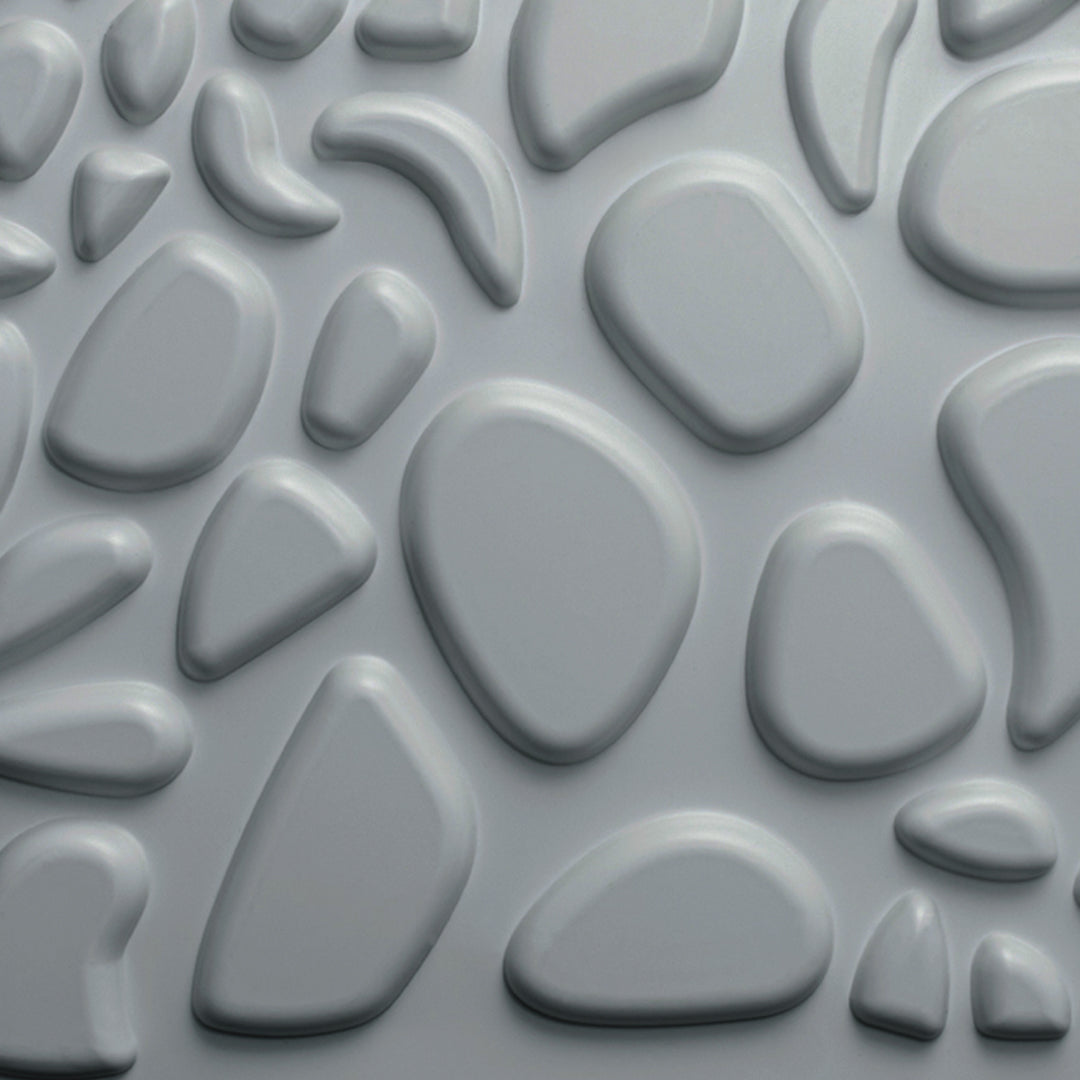 Panel decorativo de PVC 3D - Piedras - 10 piezas