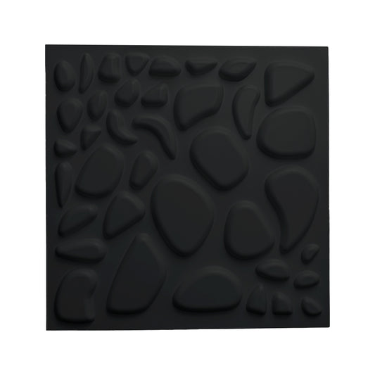 Panel decorativo de PVC 3D - Piedras - 10 piezas