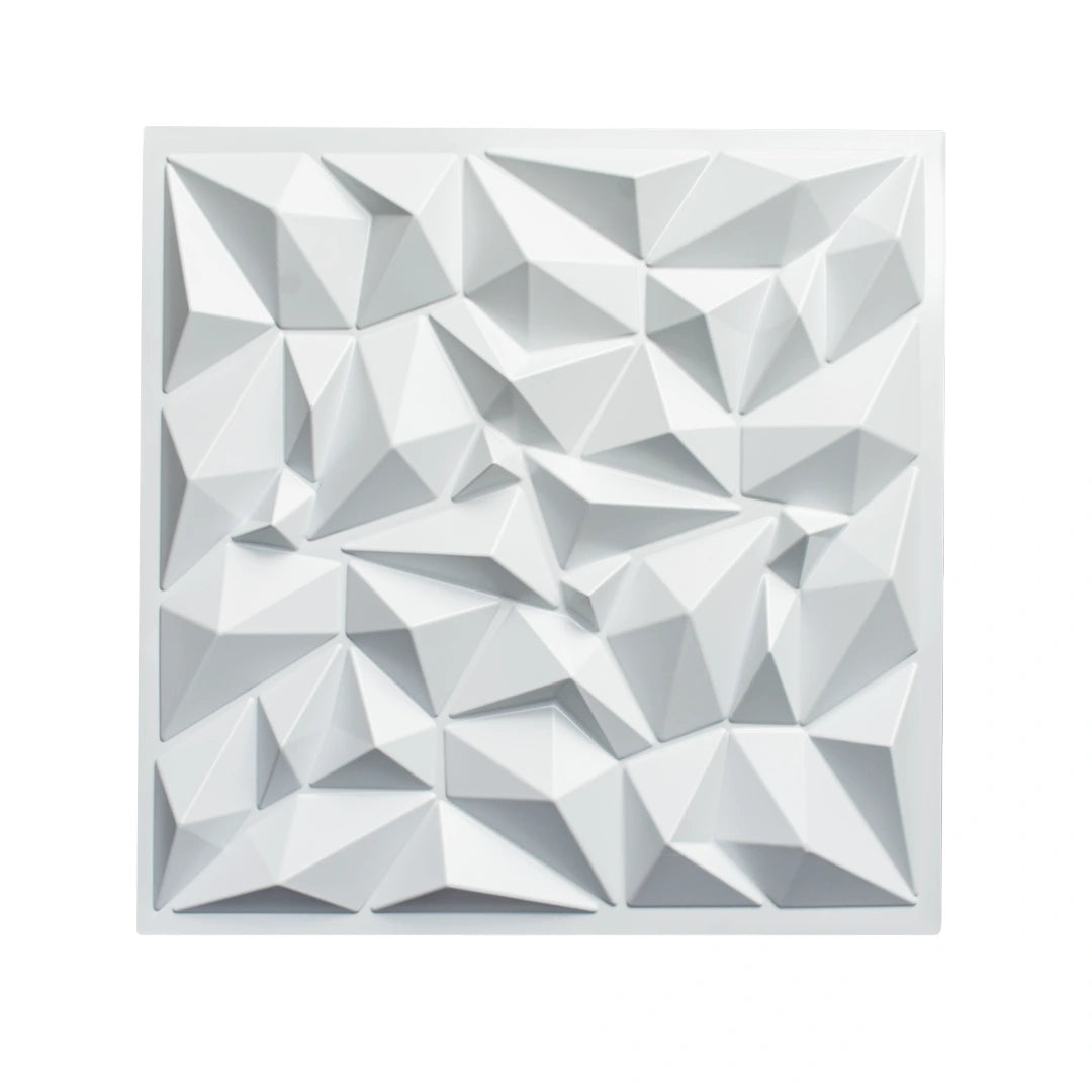 Panel decorativo de PVC 3D - 10 piezas- Diamante